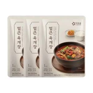 아워홈 얼큰 육개장 300g, 3개