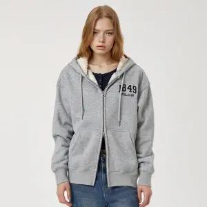 [후아유](김해점)Campus Boa Fur Hood Zip-up WHMZF4V22U