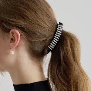 [장폴클라리쎄]진주 비즈 바나나핀 JP-25-102BA