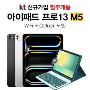 애플 아이패드 프로 13인치 2TB M5 2025년 신형 셀룰러 모델 통신사 신규가입 분할 결제 개통