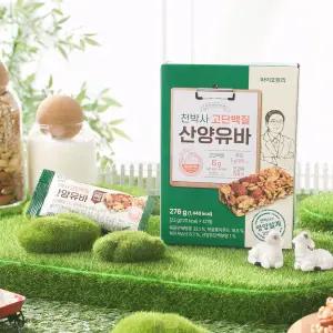 천박사 고단백질 산양유바 저당 프로틴바 식사대용 견과류 영양간식 체험분포함