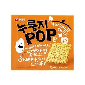 스낵 농심 누룽지팝 142g 16개