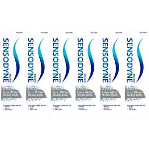 [센소다인]센소다인 엑스트라 화이트 치약 120g x 6개 화이트닝 민감성