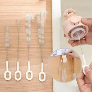 텀블러 세척솔 빨대솔 젖병 솔 세척 브러쉬 5p 세트/다용도/유리병솔/병솔/컵솔/병/컵/유리병/유리컵/물병