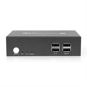 4K 2포트 HDMI 듀얼 KVM스위치 NEXT-7702KVM-4KDUAL [H@lu]