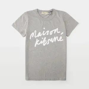 메종키츠네 핸드라이팅 클래식 반팔 티셔츠 AW00104KJ0005 GRM