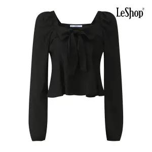 [르샵] 스퀘어넥 리본넥 로맨틱 러플 블라우스 (BQ1BL002A)