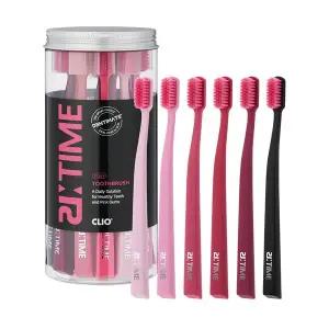 크리오 덴티메이트 리타임 핑크 밸런스 부드러운 초미세모 칫솔 12입