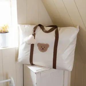 [비비엔다]스노우 낮잠이불 방수가방 하트베어 (듀얼 낮잠이불용)