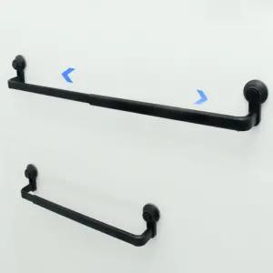 욕실 화장실 흡착식 길이조절 수건걸이 무타공 행거