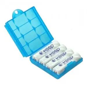 호루스벤누 배터리케이스 HBC-4 블루 AA AAA겸용) 배터리케이스 배터리수납케이스 배터리통