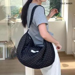 [라일리] Rly 홀릭메이커 보부상 도트 캐주얼 숄더 크로스백 HJE015