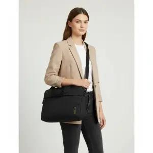 크로스백 제퍼 랩탑 가방 숄더백 블랙 P10OTC01-651