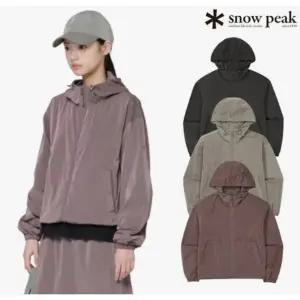 [스노우피크](대구신세계) 브라이트 여성 후드 바람막이 S24FWFWB71