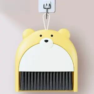 곰돌이 미니 빗자루세트 초등학생 신학기 준비물 빗자루쓰레받기 브러시 청소솔