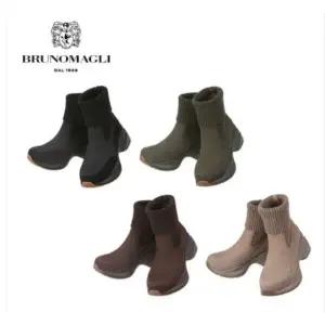 [롯데백화점]브루노말리 (브루노말리) 누벅 스웨이드 니트 부츠