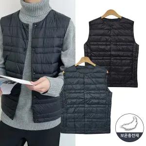 [하프클럽/]데일리 초경량 퀼팅 남성 보온 패딩 조끼_101395