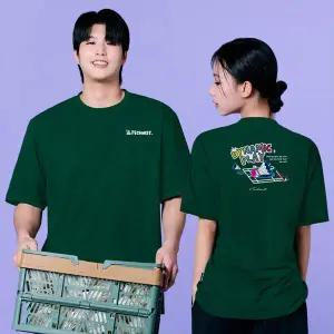 테크니스트 TNT5584 남성 여성 반팔 티셔츠 오버핏