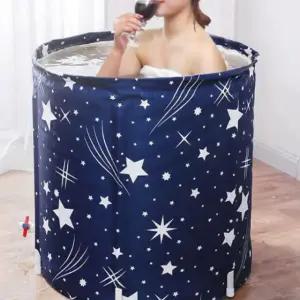 후끈후끈 우리집목욕탕 접이식욕조 나혼자 반신욕 간이 휴대용