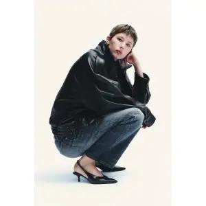 ZARA 자라 슬링백 힐 슈즈 - 블랙 736653