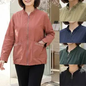 [엄마옷 로즈맘] 해피니스프릴자수자켓