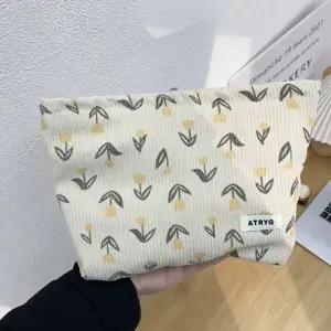 코듀로이 골덴 다용도 대용량 수납 화장품 여행 데일리 미니백 이너백 빅파우치