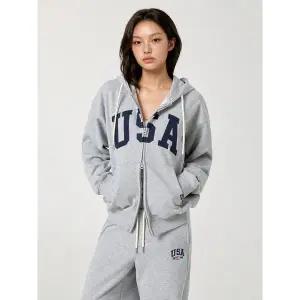[후아유](마산점)USA Over fit Hood Zip-up / WHMZG2291U