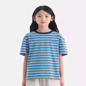 [아웃도어 프로덕츠 키즈]에센셜 스트라이프 반팔티셔츠 (블루) OD262ISS01_BLU
