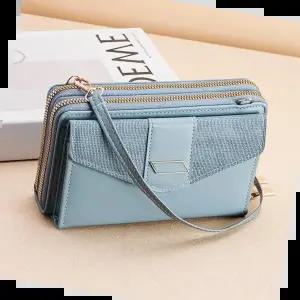 장지갑 지퍼지갑 2단 가방형