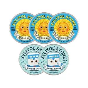 [신세계라이브쇼핑][자일리톨스톤] 자일리톨스톤 오리지널 70g x 3개+브레드이발소 오리지널 60g x 2개