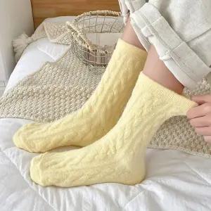 울따뜻한도톰 예쁜산뜻한 칼라수면양말 IT-23019