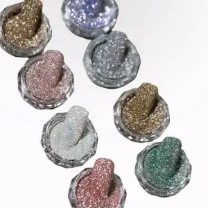 네일아트 재료 블링블링 반사 글리터 파우더 8종 세트
