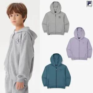 [롯데백화점]휠라 키즈 키즈 ESSENTIAL 핀턱 트레이닝 후드집업/FK2FTF3201X