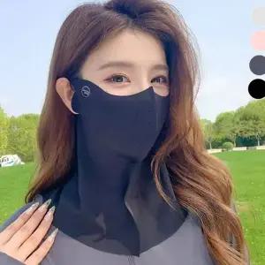 얼굴 햇빛 가리개 쿨링 귀걸이형 자외선 여성 스포츠 마스크 등산 골프 폴리아미드 여름용 피부 보호