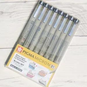 시리즈 0.25mm 8색세트/어려가지두께/그라데이션표현/켈리펜/예쁜글씨체연습/초급그리기/그립감좋은/캘리그