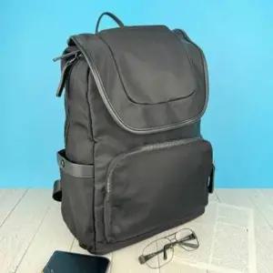 [패션] 물병 서류 등 다양한 소지품 정리 가능한 심플한 스타일 남성용 라운드 백팩