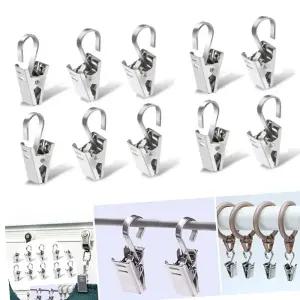 커튼 클립 커텐 집게 스테인레스 고리 집게링 부자재 커튼클립