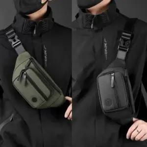 남성용 소형 다용도 실용 캐주얼 숄더백 크로스백 가방