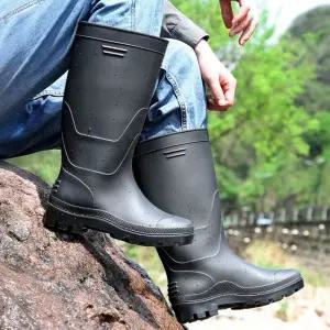 앵클부츠 남자 비오는날 아웃도어 장마 논슬립 레인부츠 장화