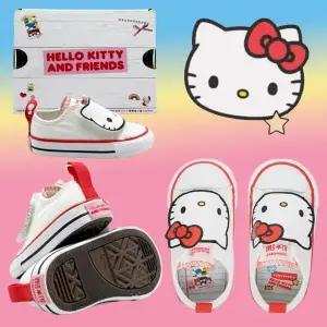 컨버스키즈 (125-165) 컨버스 산리오캐릭터즈 헬로키티 척테일러올스타 A17704C E262SZ504P 플레이키즈CH