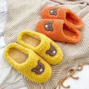 홈 기숙사 층간소음방지 보온쿠션 곰돌이슬리퍼 LS640 HqZ9+1TIL