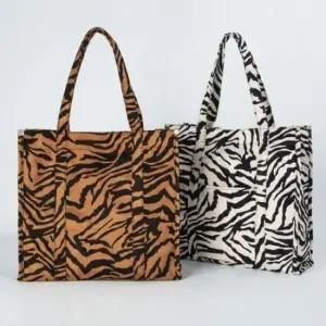 [패션] 여성용 무늬 토트백 일상용 캐주얼 숄더백