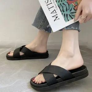 여성 데일리 슬리퍼 러블리 스트랩슬리퍼 패션슬리퍼 nPu7+7DBa