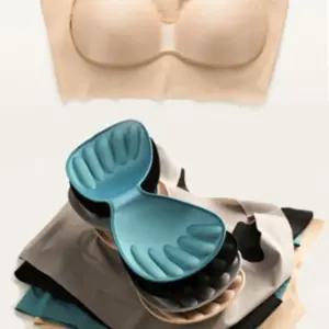 브라탑 나시 U넥 스판 스포츠브라 노와이어 브래지어 RET9+4Kdl