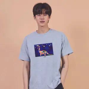 키밍 공용 우주 여름반팔티 청바지코디 반팔티코디 여름반팔티 박스반팔티