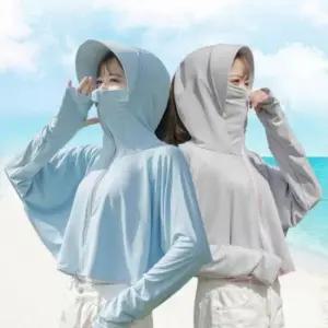 [패션] 햇빛 가리개 그늘막 모자 마스크 캡