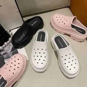 하루소소) 리퍼 상품 통굽 블로퍼 경량 키높이 슬리퍼 EVA 소재