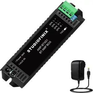 TWS AUX 교체 부품이 있는 패시브 스피커용 스투디오파이닉스 2채널 미니 5.1 블루투스 앰프 벽/천장/서랍