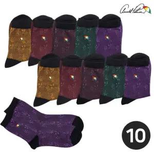 아놀드파마 여성양말 꽃양말 선물 데일리 패션 플라워 엄마 선물 10켤레 세트