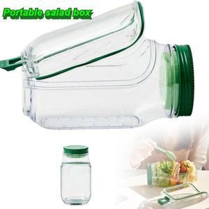 아침 식사 과일 보관 상자 간격 샐러드 Crisper 컨테이너 누출 방지 플라스틱 포드 신선